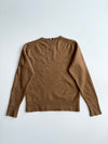 Tommy Hilfiger Camel Extra Fine Wool Crewneck Sweater (M)