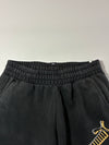 Puma Black & Gold Logo Fleece Jogger Pants (W:29) (L:40)