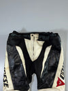 Dainese White/Black Leather Race Pants With Sliders (W:32|L:36)