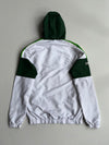 Lacoste White Green Yellow Colorblock Hooded (M)