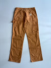 Carhartt Relaxed Fit Carpenter Duck Canvas Pants Brown (W:30) (L:40)