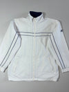 Adidas Vintage Track Jacket – White/Navy (M)