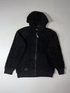 Eider | Black Sherpa Zip-Up Hoodie | (L)
