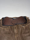 Dririder Brown Moto Biker Denim Riding Jeans (Knee Padded & Thai Padded )(W:32) (L:44)