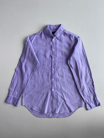Ralph Lauren Purple Linen Button(S/M)