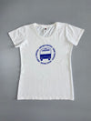 Vintage White “Caravana Abriendo Fronteras” Graphic women’s T-Shirt (S)