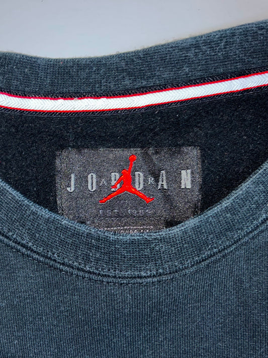 Jordan | Black Flight Nike Embroidered Crewneck (XL)