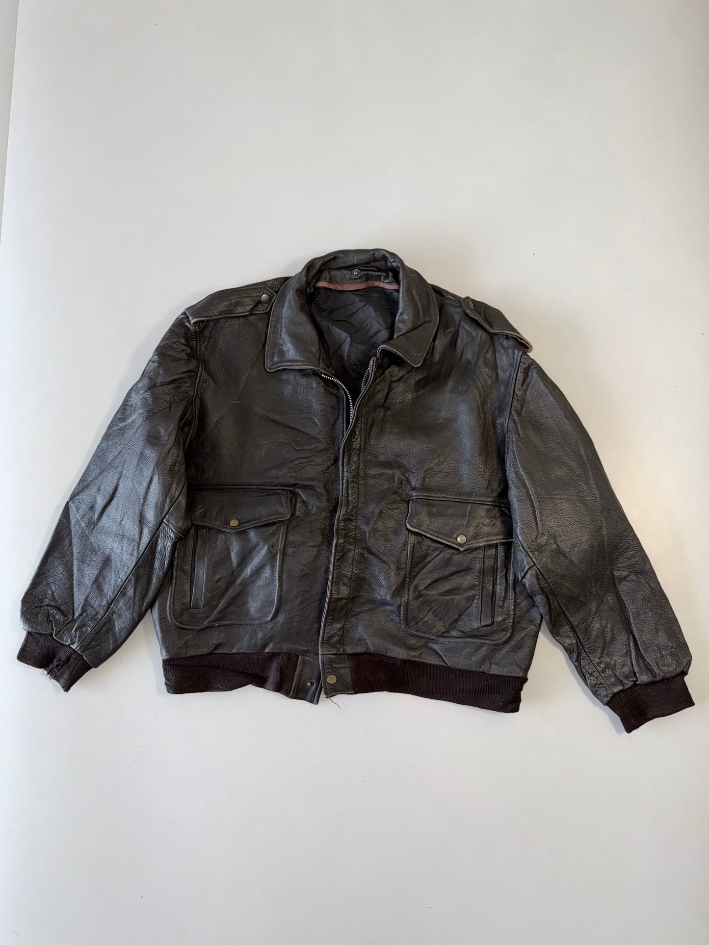 !                Ultra Premium (RARE) Heavy Original Pure Leather Jacket (XL/2XL