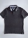 Tommy Hilfiger | Custom Fit Pique Polo | Charcoal Grey (L)