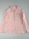 Lacoste Long Sleeve Piqué Polo Shirt – Pastel Pink (Size (XS/S)