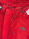The North Face Hooded Rain Jacket Red zip pockets (M)
