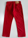 Vintage Levi’s 501 Red Denim (W:32|L:39)