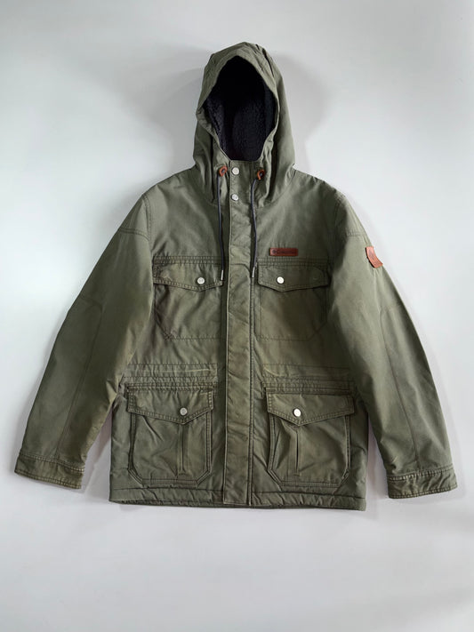 Columbia Sportswear Hooded Utility Jacket (Fur Inside)(M)