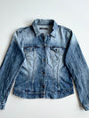 Vintage Blue GAS Jeans Light Wash Denim Trucker Jacket women’s (S)