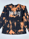 Antidote Merch | “Boys Do Cry” Tie-Dye Long Sleeve | Black/Brown (XL)
