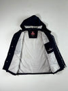 Vintage 5th Street Navy Blue Detachable Cap Hooded Utility Jacket (XL)