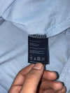 Tommy Hilfiger Light Blue Long Sleeve Shirt – Striped Collar Lining, Chest Pocket (M)
