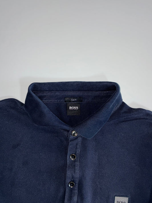Hugo Boss Slim Fit Polo – Navy Blue (XL)