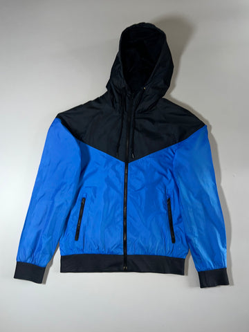 Nike Windrunner Colour-Block Hooded Jacket  Royal Blue/Black (S)