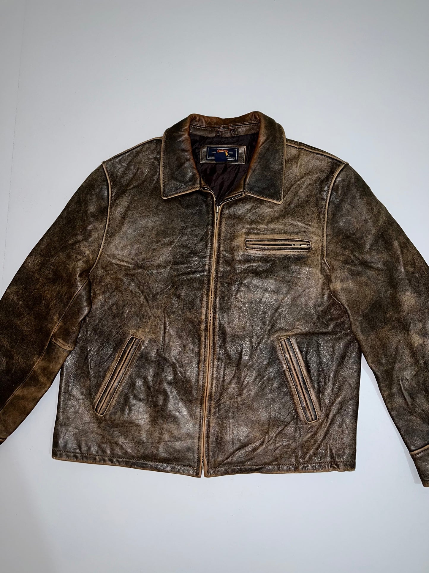 ZRoute 66 ORIGINAL Leather Jacket (RARE VINTAGE)  (L)