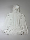 New Balance White Lightweight Hooded Windbreaker Jacket (XL)