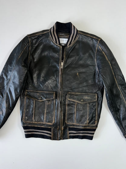 ZSuper Premium Marc N.Y Original Leather Jacket (Ultra Rare) (M)