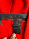 Adidas Outdoor | Red Melange Fleece-Lined Zip Hoodie woman’s | (S)
