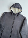 Jack Wolfskin Sherpa Lined Hooded Fleece Jacket – Grey (2XL)