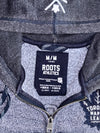 Roots Athletics x NHL Toronto Maple Leafs Full Zip Hoodie  Grey/Navy (L)