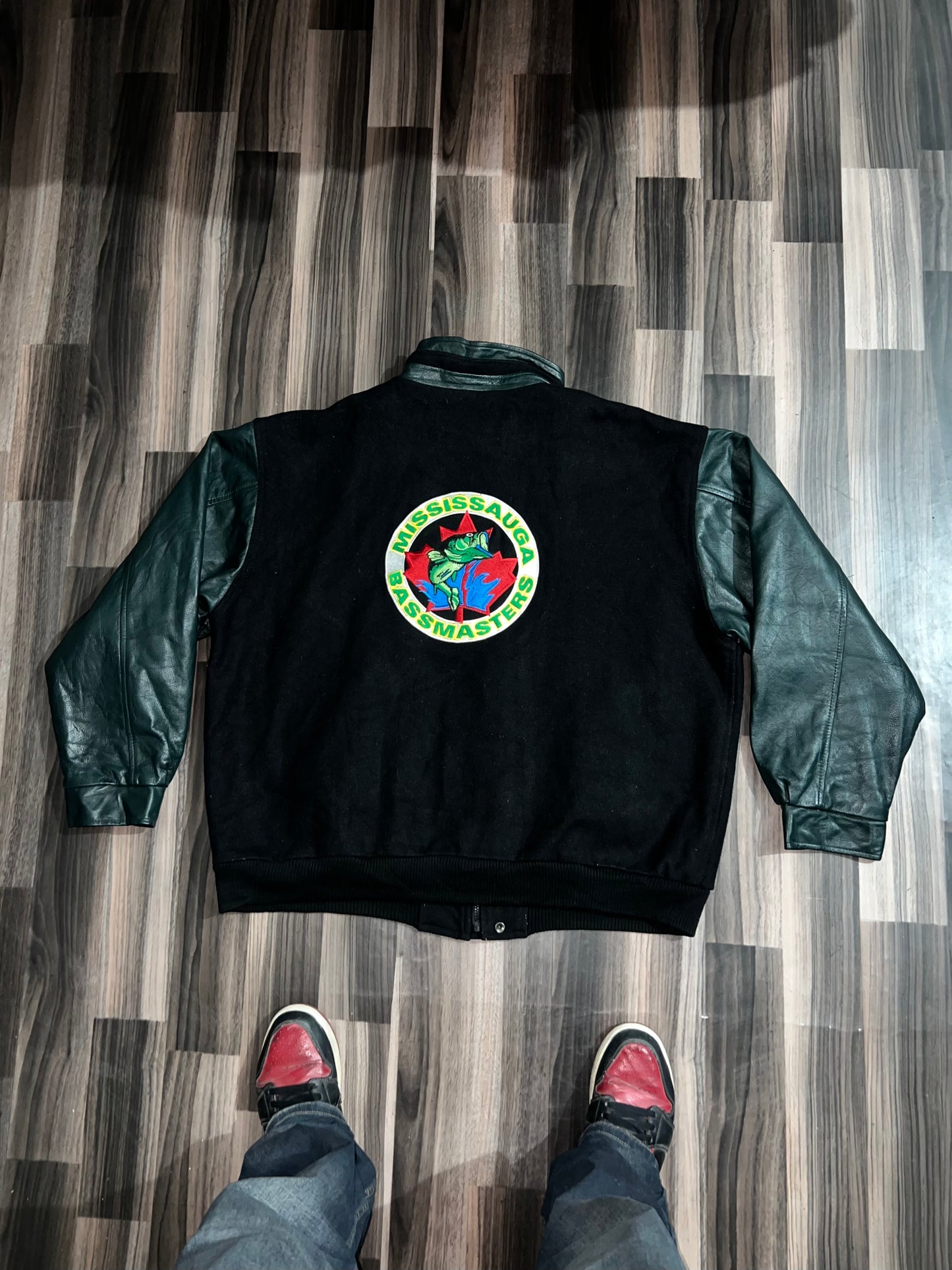 Ultra Premium Varsity Jacket with Premium Leather on sleeve (2XL) (RARE)