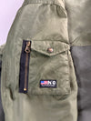 Authentic Feltics MA-1 Flight Bomber Jacket – Olive/Orange Quilted Lining (L)