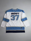 Disney Grumpy Miners Hockey Jersey – White / Ice Blue (2XL)