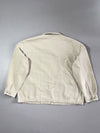 Vintage Lacoste Harrington Jacket – Beige Canvas Zip-Up (2XL)