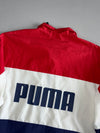 Puma Red White Navy Colorblock Windbreaker (2Xl)