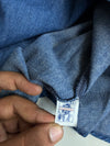 Vintage Lee Blue Denim Pearl Snap Western Shirt (XL)