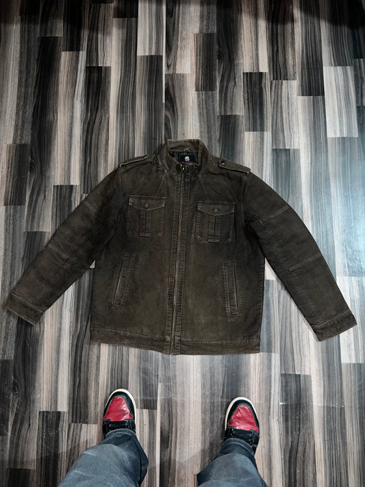 ZPremium Minimal Brown Jacket (L)