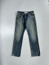 Diesel Industry Lion Crest Embroidered Straight Jeans (W-30) (L-43)