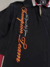 Royal County of Berkshire Polo Club Black & Red Embroidered Polo(L)