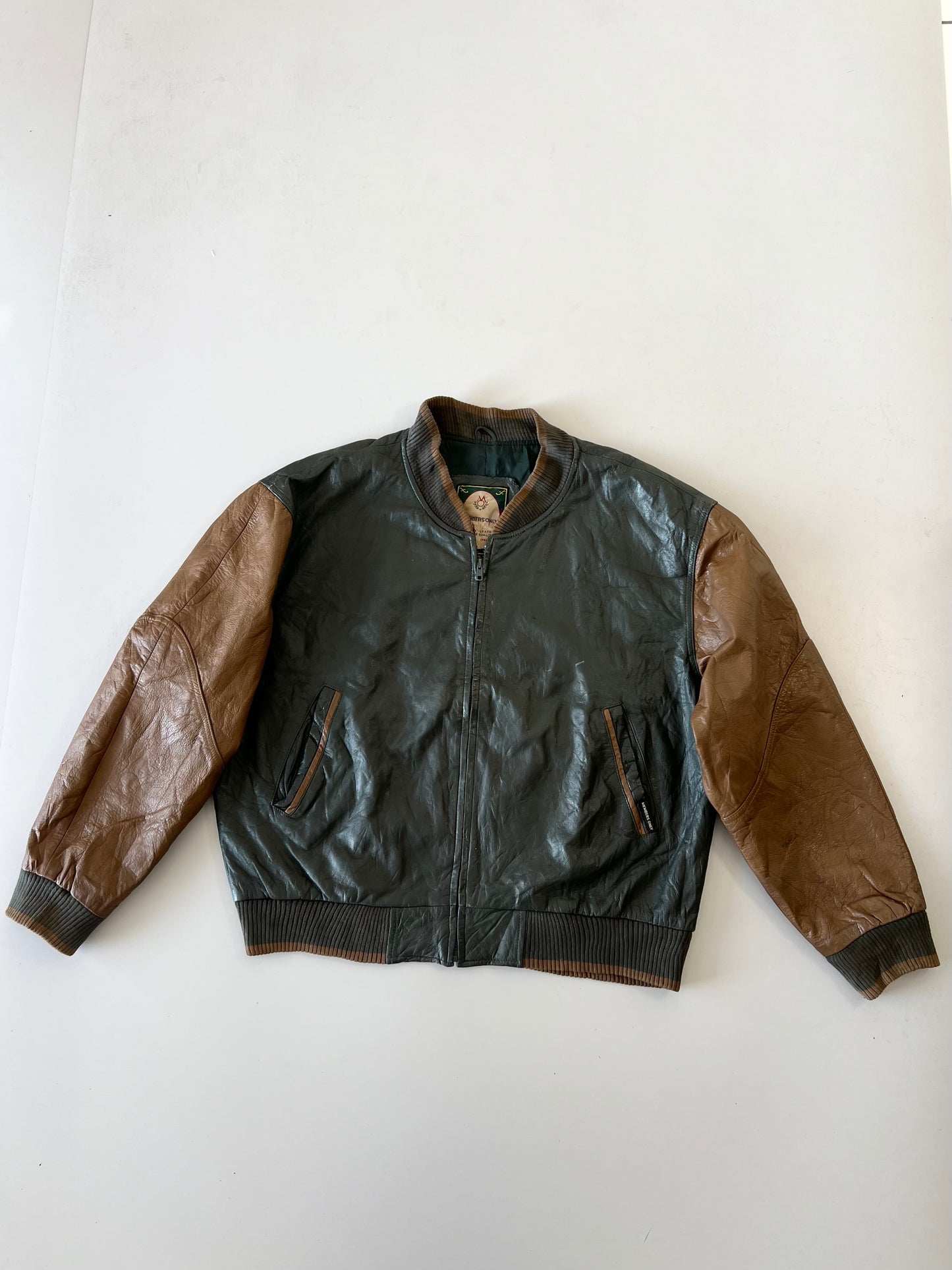 ZSuper Premium Members only Original Leather Jacket (XL)