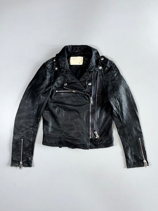 Zara Women Premium Original Leather Jacket (XS)