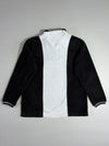 Tommy Hilfiger Colorblock Fleece Quarter-Zip – Black/White (L)