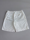 Vintage Polo Ralph Lauren White Cotton Drawstring Shorts (L:21, W:38)