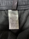 Adidas Essentials 3-Stripes Black Fleece Joggers – (W:37) (L:41)