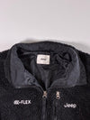 Jeep Sherpa Fleece Full-Zip Jacket – Black (L)
