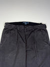 Vintage Polo Ralph Lauren Andrew Pant Black Pleated Chinos (W:35) (L:43)