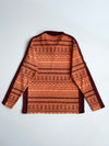 Vintage Asics Nordic Pattern Half-Zip Fleece(M)