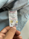 Dickies Light Wash Chambray Denim Shirt – Double Flap Pockets (S)