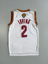 Adidas Swingman Kyrie Irving #2 Cleveland Cavaliers NBA Finals White Basketball Jersey (M)