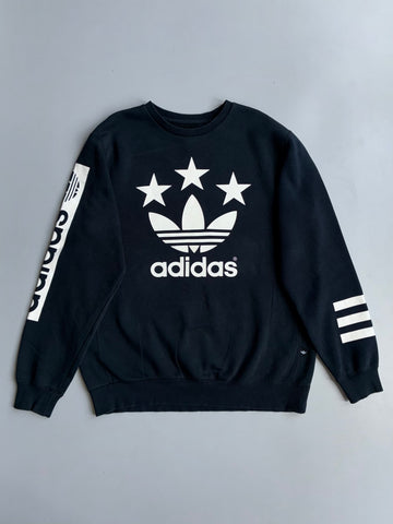 Adidas | Star Trefoil Crewneck Black | (XL)