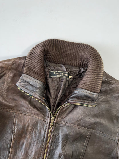 ZVera Pelle Made in Italy Original Leather Jacket (XS)